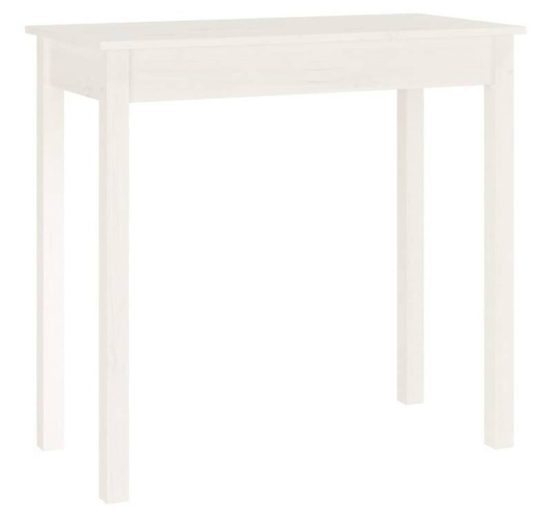 furnicato Konsolentisch Weiß 80x40x75 cm Massivholz Kiefer (1-St) von furnicato