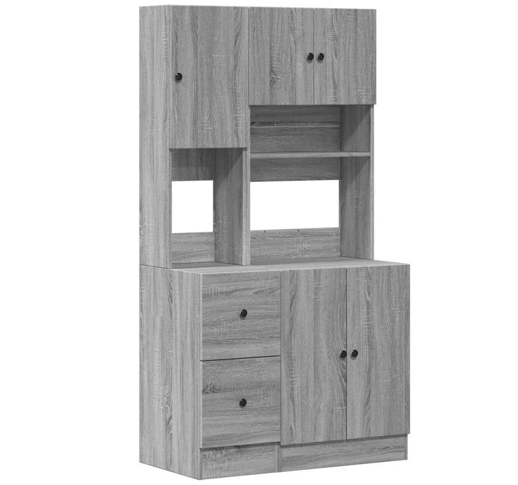 furnicato Küchenregal Küchenschrank Grau Sonoma 95x50x180 cm Holzwerkstoff, 1-tlg. furnicato Küchenregal Küchenschrank Grau Sonoma 95x50x180 cm Holzwerkstoff, 1-tlg. von furnicato
