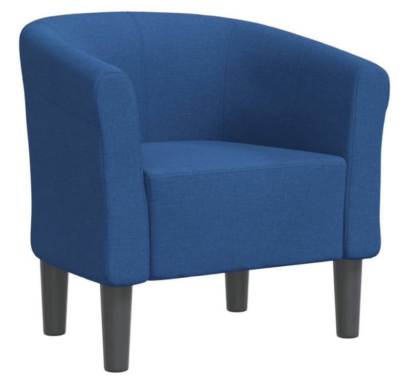 furnicato Loungesessel Clubsessel Blau Stoff (1-St) von furnicato