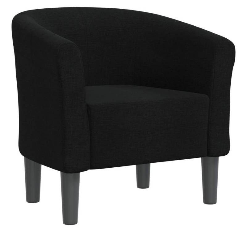 furnicato Loungesessel Clubsessel Schwarz Stoff (1-St) von furnicato