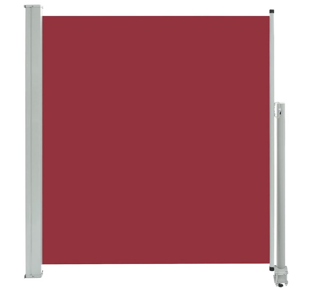 furnicato Markise Ausziehbare Seitenmarkise 140 x 300 cm Rot (1-St) von furnicato