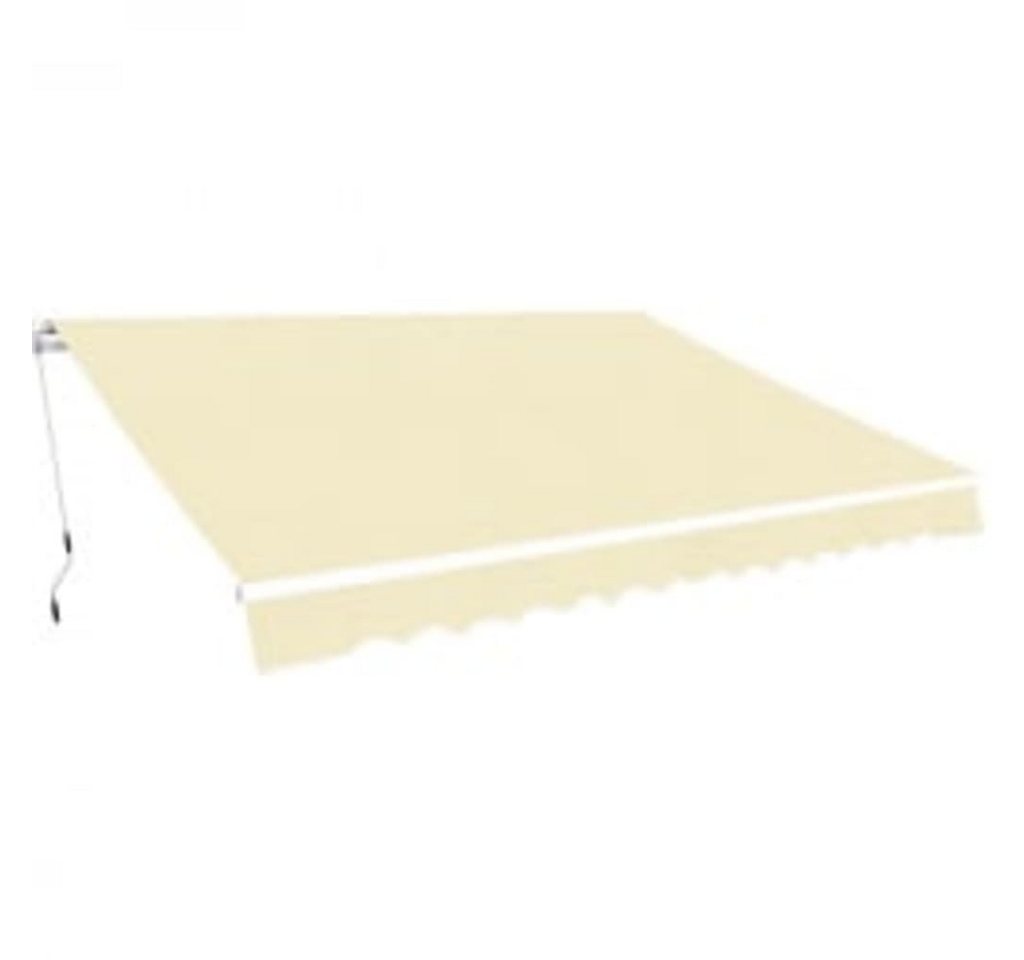 furnicato Markise Gelenkarmmarkise 600 cm Cremeweiß (1-St) von furnicato
