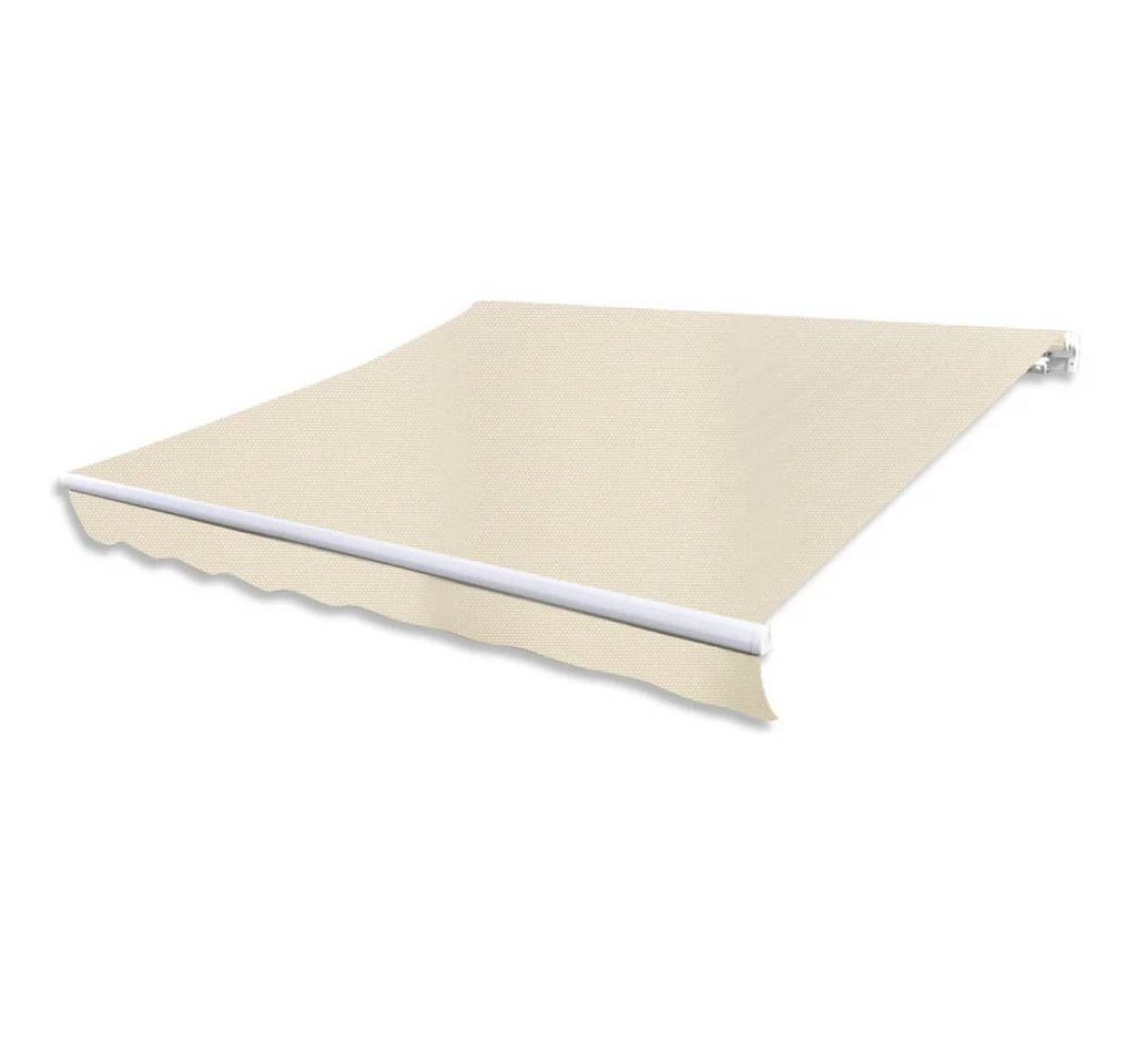 furnicato Markise Gelenkarmmarkise Motorisiert 400 cm Cremeweiß (1-St) von furnicato
