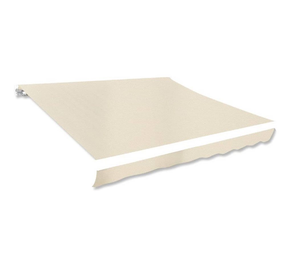 furnicato Markise Markisenbespannung Canvas Creme 3 x 2,5 m (ohne Rahmen) von furnicato