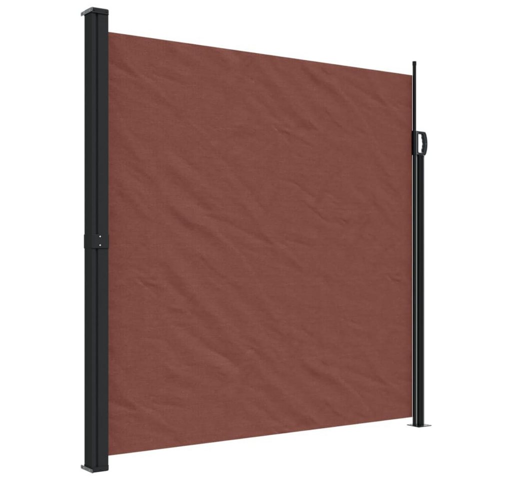 furnicato Markise Seitenmarkise Ausziehbar Braun 200x500 cm (1-St) von furnicato