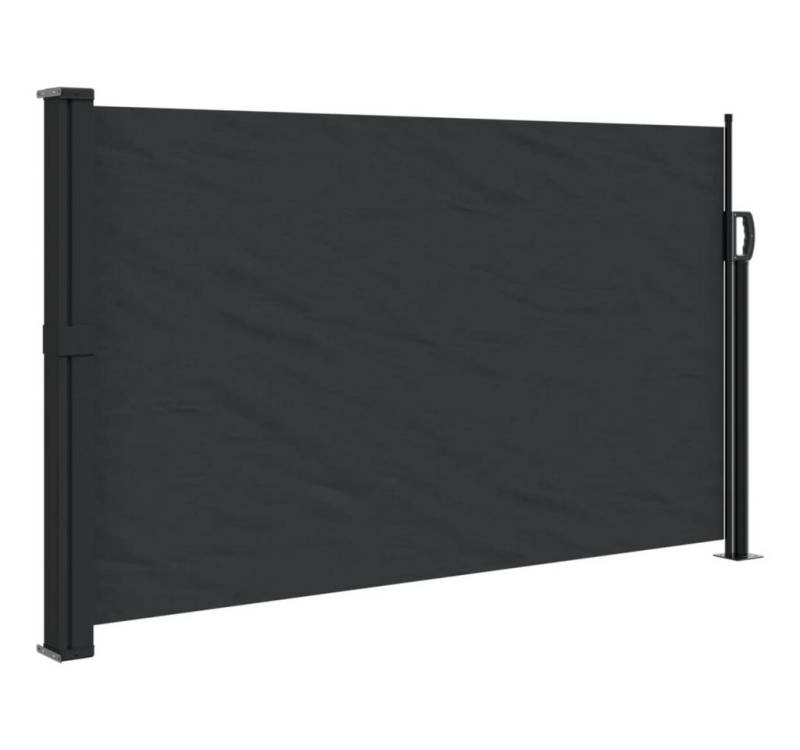 furnicato Markise Seitenmarkise Ausziehbar Schwarz 117x300 cm (1-St) von furnicato