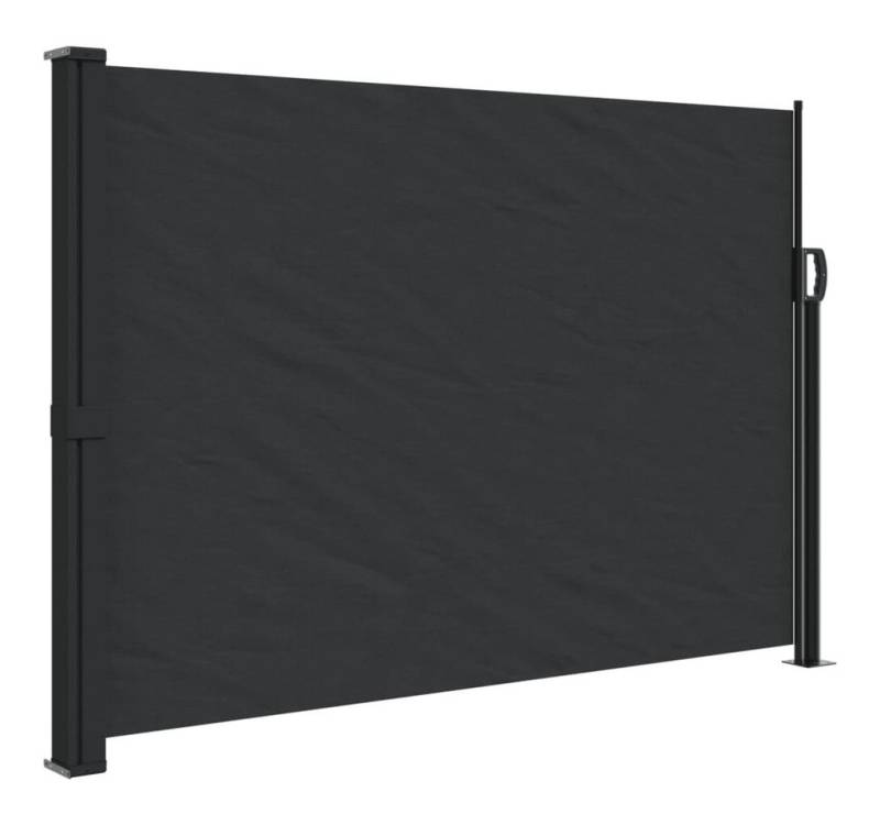furnicato Markise Seitenmarkise Ausziehbar Schwarz 140x300 cm (1-St) von furnicato