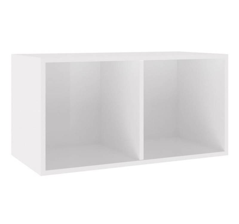 furnicato Media-Regal Schallplatten-Aufbewahrungsbox Hochglanz-Weiß 71x34x36 cm, 1-tlg. furnicato Media-Regal Schallplatten-Aufbewahrungsbox Hochglanz-Weiß 71x34x36 cm, 1-tlg. von furnicato