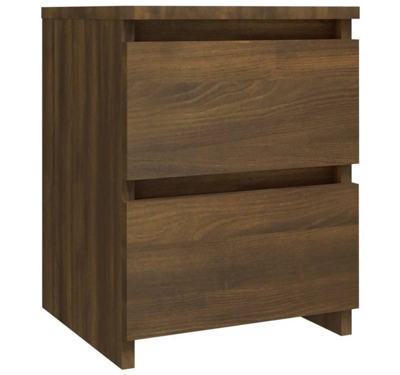 furnicato Nachttisch Braun Eichen-Optik 30x30x40 cm Holzwerkstoff (1-St) von furnicato