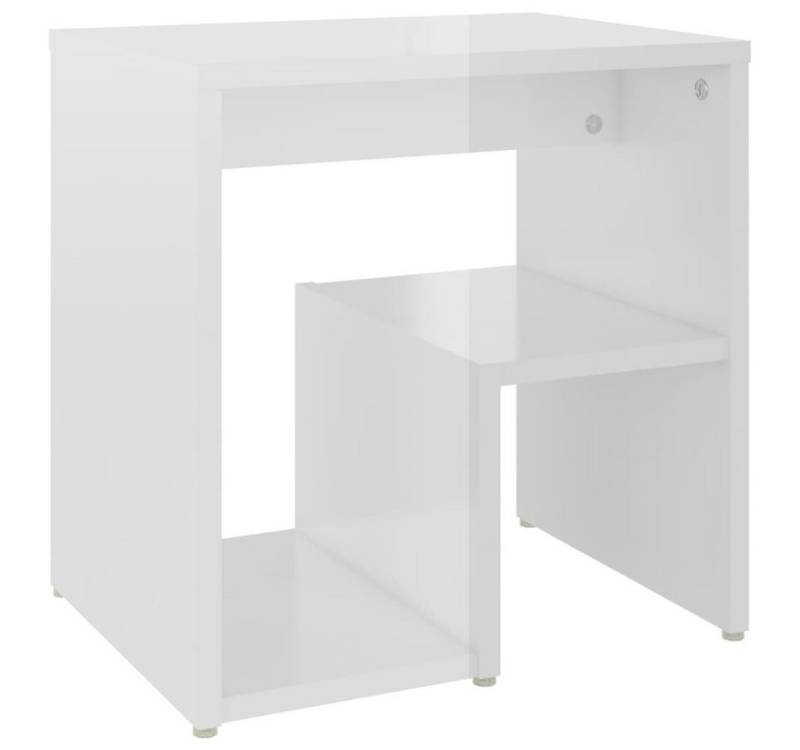 furnicato Nachttisch Hochglanz-Weiß 40x30x40 cm Holzwerkstoff (1-St) von furnicato