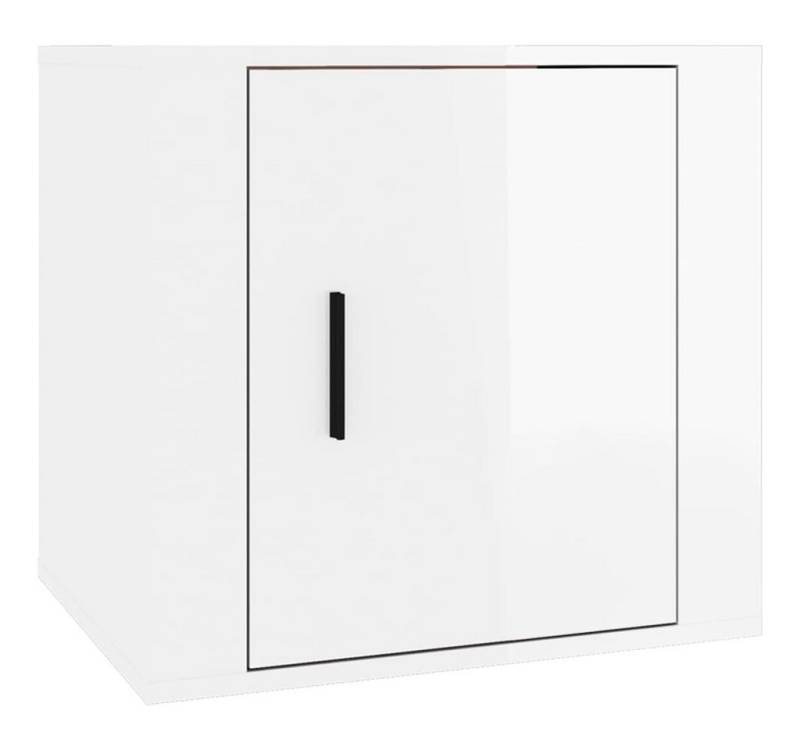 furnicato Nachttisch Hochglanz-Weiß 50x39x47 cm (1-St) von furnicato