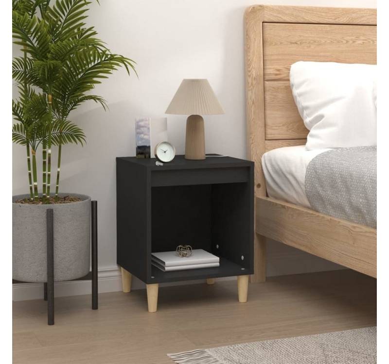 furnicato Nachttisch Schwarz 40x35x50 cm Holzwerkstoff (1-St) von furnicato
