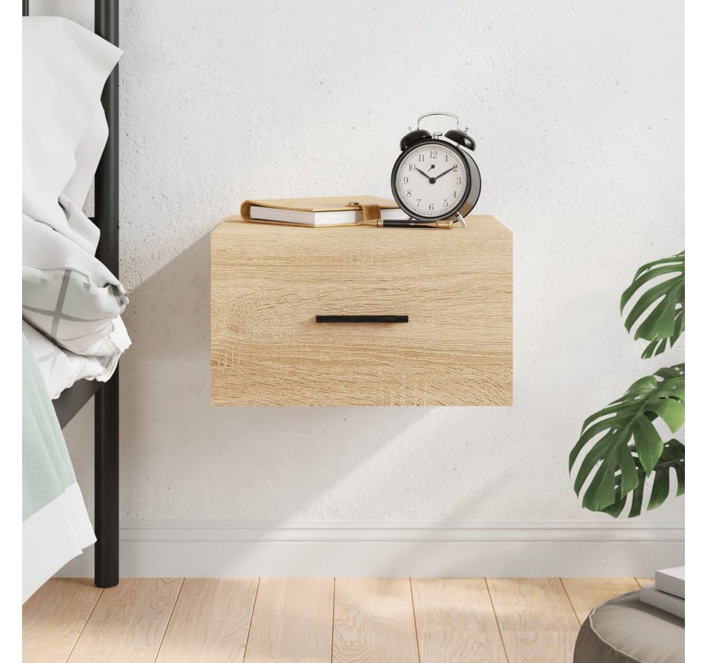 furnicato Nachttisch Wand-Sonoma-Eiche 35x35x20 cm (1-St) von furnicato