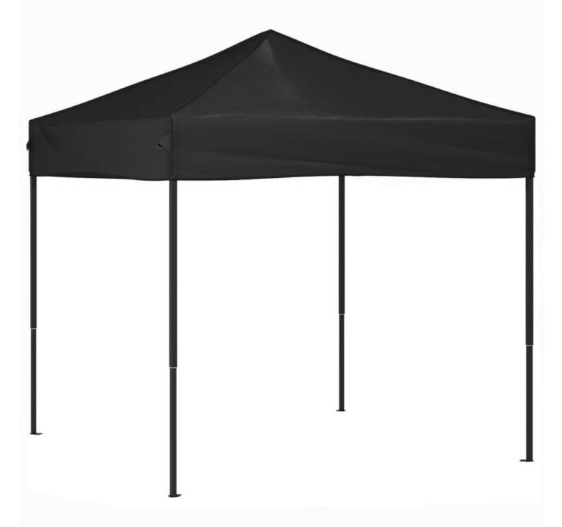 furnicato Partyzelt Faltbar Schwarz 2x2 m von furnicato