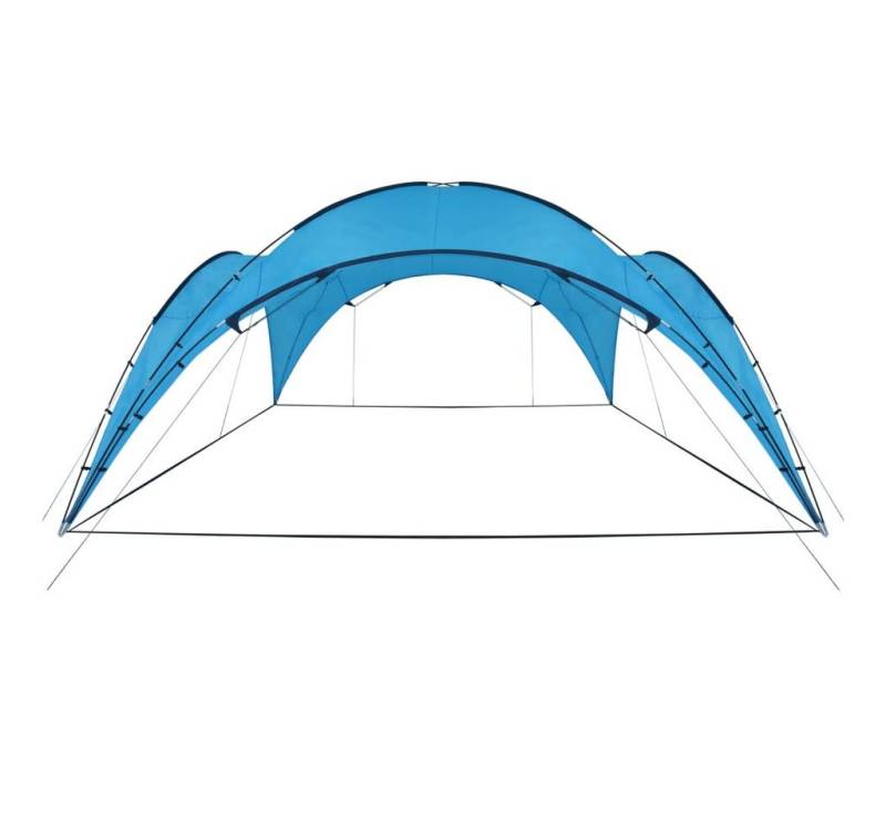 furnicato Partyzelt Kuppelpavillon 450x450x265 cm Hellblau von furnicato