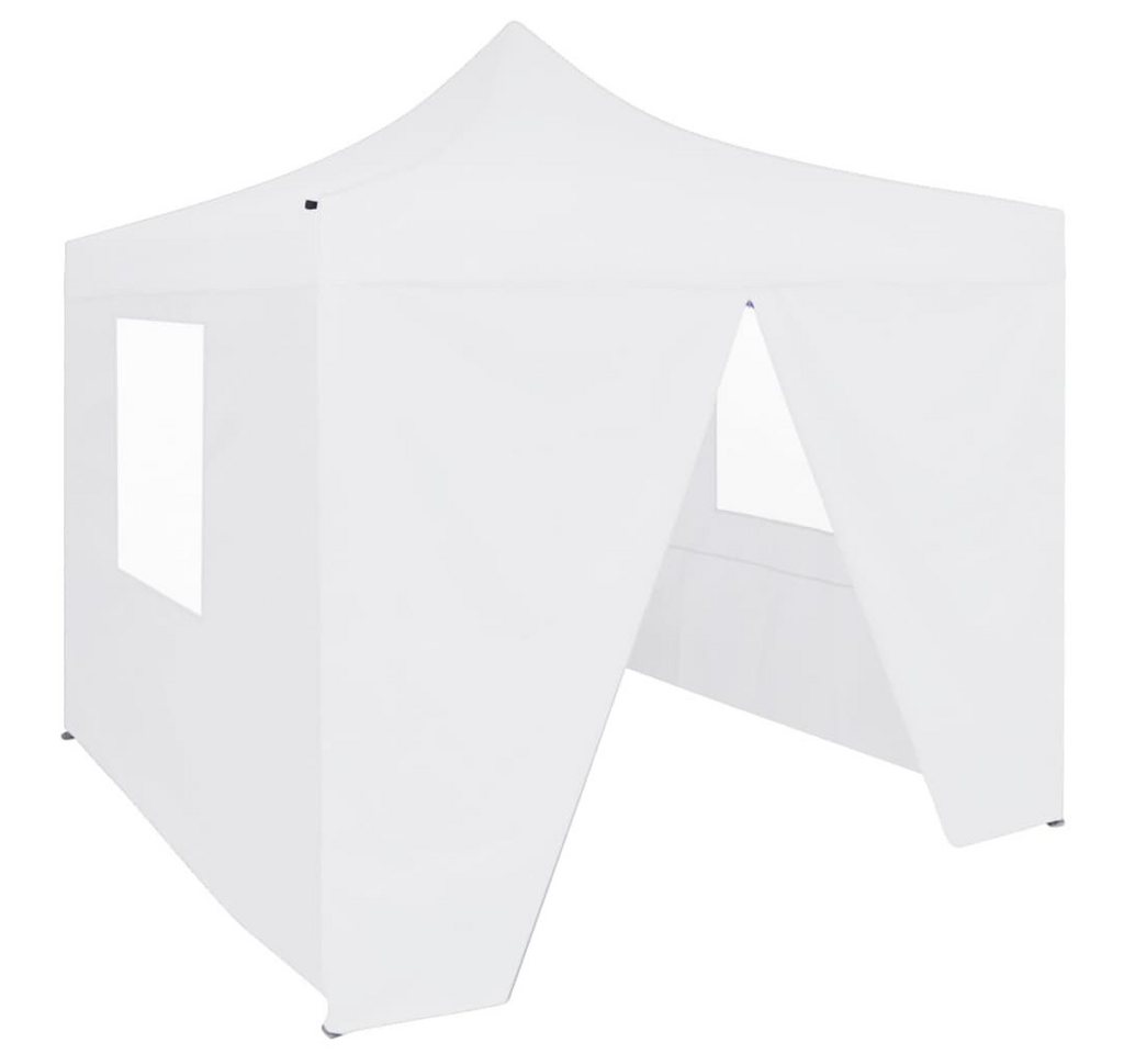 furnicato Partyzelt Profi-Faltbar mit 4 Seitenwänden 3x3m Stahl Weiß furnicato Partyzelt Profi-Faltbar mit 4 Seitenwänden 3x3m Stahl Weiß von furnicato