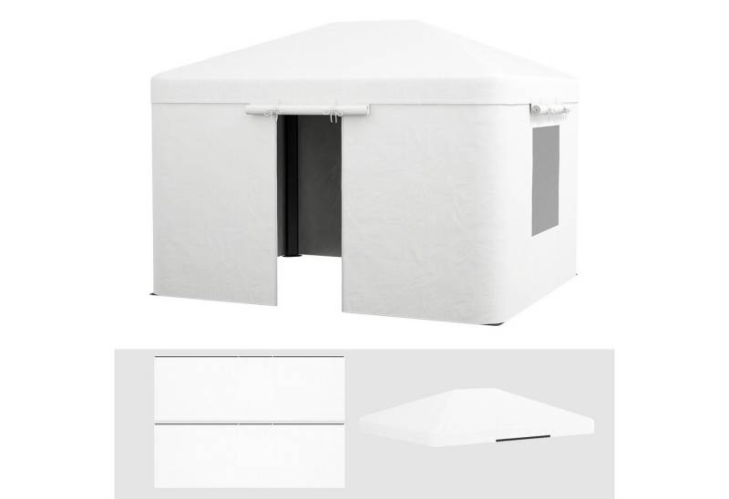 furnicato Pavillon-Ersatzdach Ersatzvordach 360x300x270 cm Weiß, 300 x 360 cm furnicato Pavillon-Ersatzdach Ersatzvordach 360x300x270 cm Weiß, 300 x 360 cm von furnicato