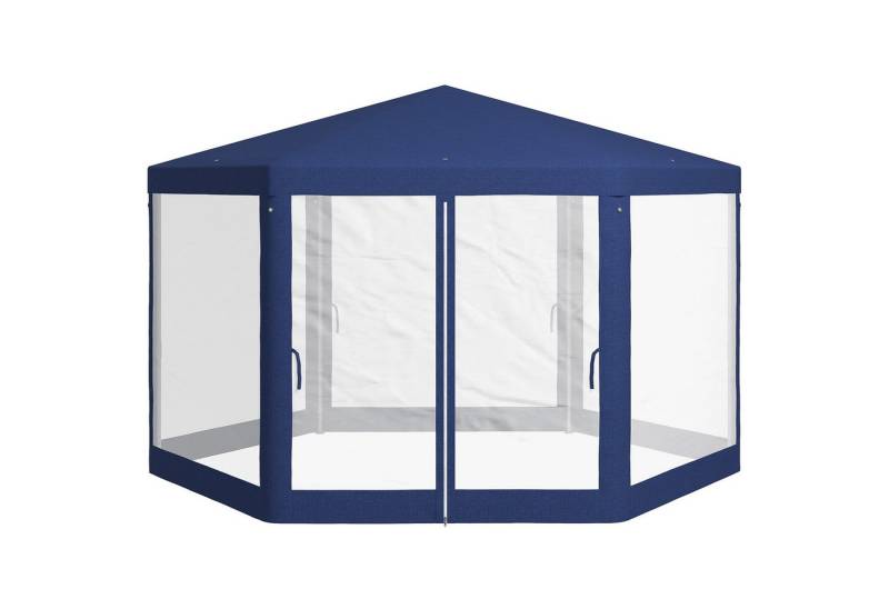 furnicato Pavillon Gartenpavillon 6-eckig Metallgestell mit Netzvorhängen 3,94 furnicato Pavillon Gartenpavillon 6-eckig Metallgestell mit Netzvorhängen 3,94 von furnicato