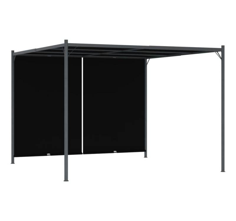 furnicato Pergola Gartenpergola mit Versenkbarem Dach 3x3 m Anthrazit, (1-tlg) von furnicato