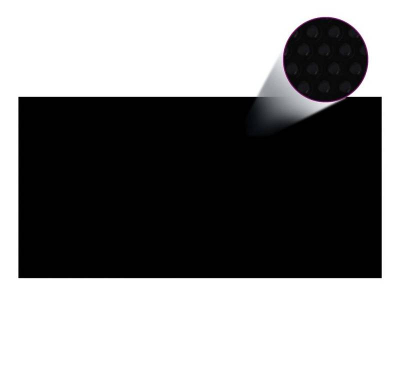 furnicato Pool-Abdeckplane Poolabdeckung Schwarz 260x160 cm PE (1-St) von furnicato