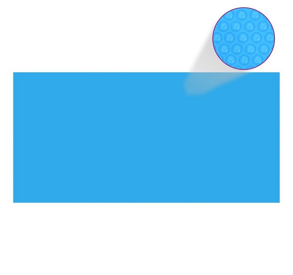 furnicato Pool-Abdeckplane Rechteckige Pool-Abdeckung PE Blau 450 x 220 cm von furnicato