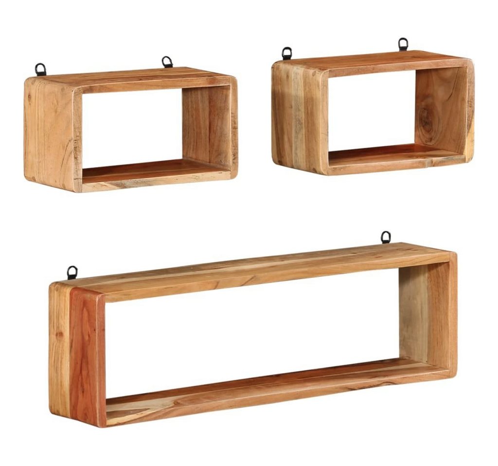 furnicato Regalwürfel 3-tlg. Würfelregal-Set Massivholz, 1-tlg. von furnicato