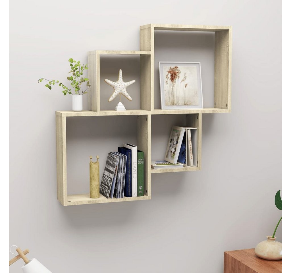 furnicato Regalwürfel Würfelregal Sonoma-Eiche 80x15x78,5 cm Holzwerkstoff, 1-tlg. furnicato Regalwürfel Würfelregal Sonoma-Eiche 80x15x78,5 cm Holzwerkstoff, 1-tlg. von furnicato