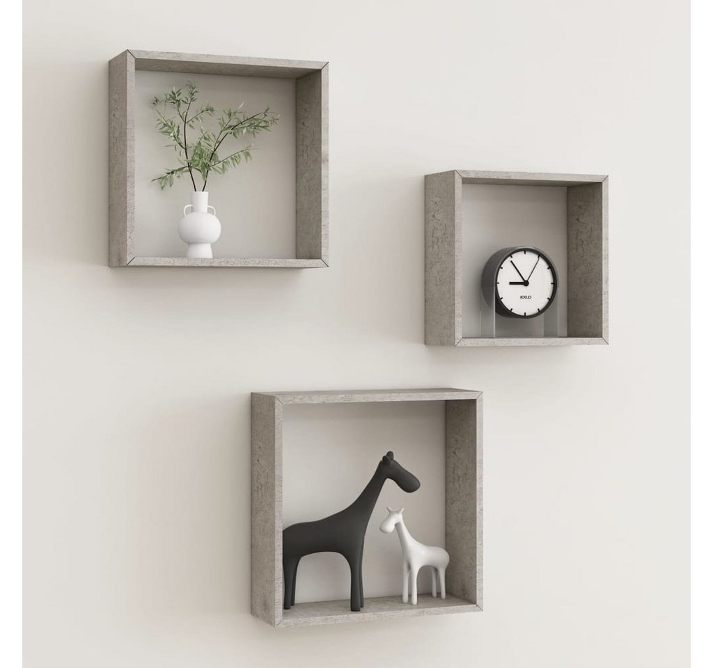 furnicato Regalwürfel Würfelregale 3 Stk. Betongrau, 1-tlg. furnicato Regalwürfel Würfelregale 3 Stk. Betongrau, 1-tlg. von furnicato