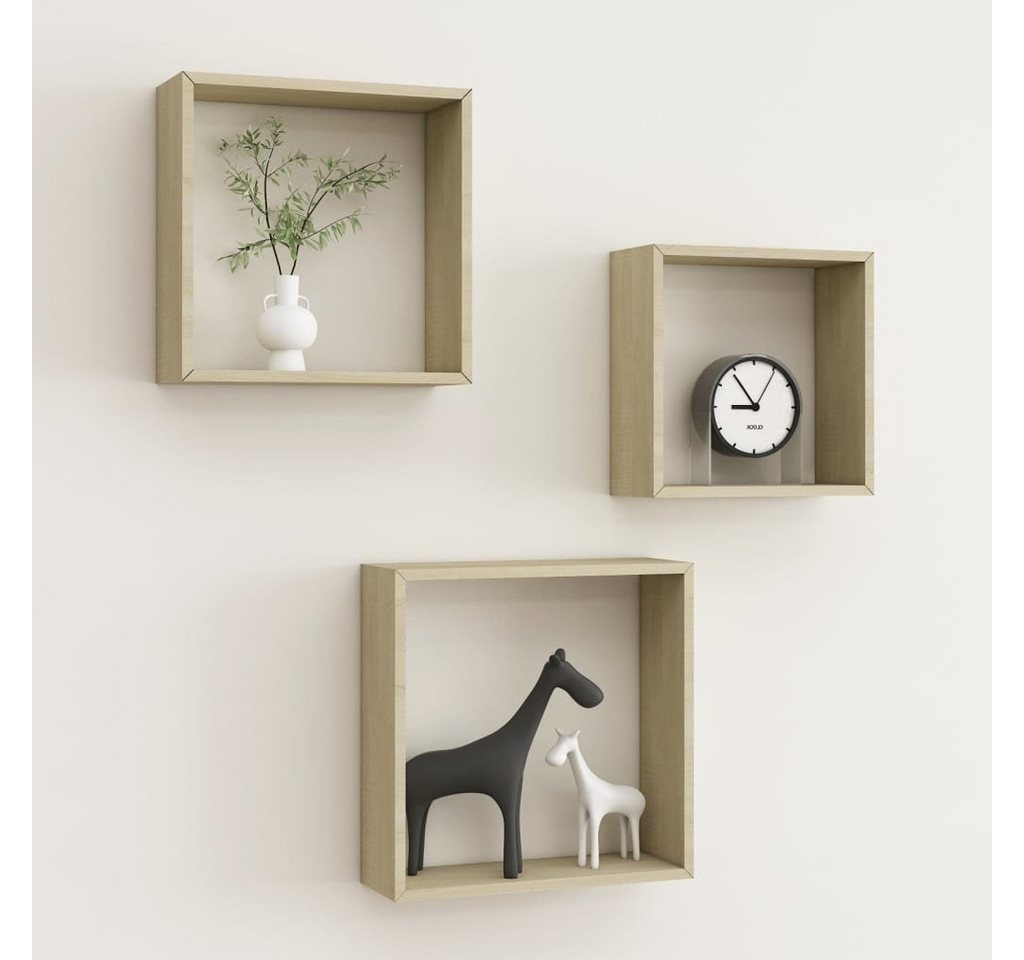 furnicato Regalwürfel Würfelregale 3 Stk. Sonoma-Eiche, 1-tlg. furnicato Regalwürfel Würfelregale 3 Stk. Sonoma-Eiche, 1-tlg. von furnicato