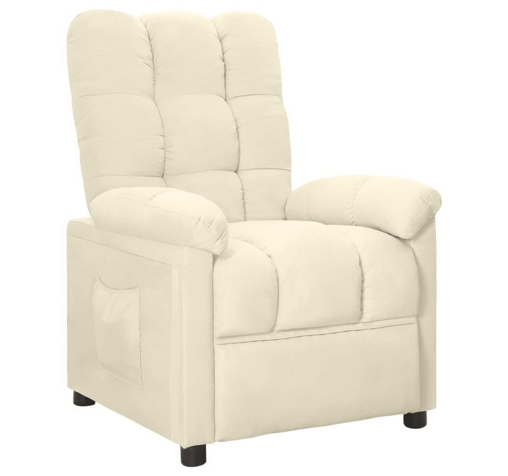 furnicato Relaxsessel Creme Stoff (1-St) von furnicato