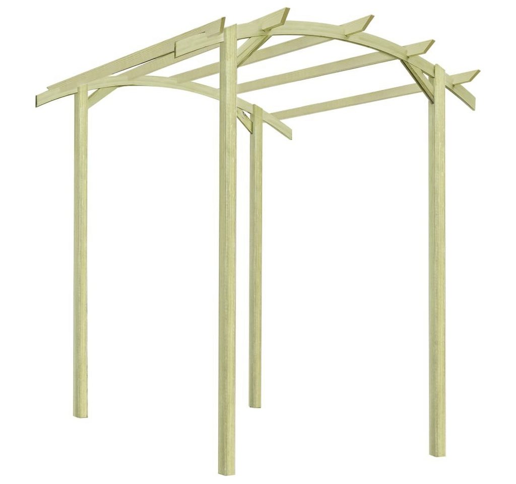 furnicato Rosenbogen Gartenpergola Imprägniertes Kiefernholz 180×197×210 cm von furnicato