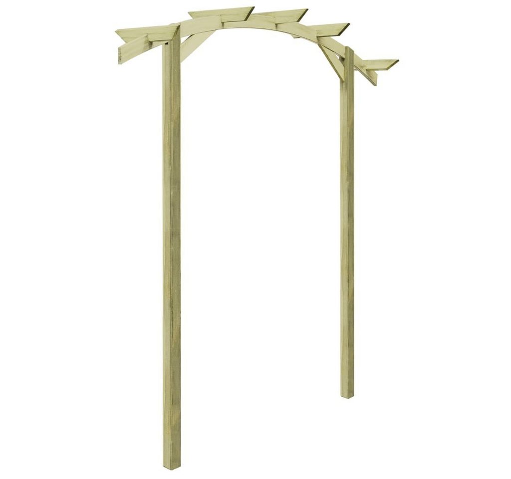 furnicato Rosenbogen Garten-Pergola Kiefernholz Imprägniert 180x210x40 cm von furnicato