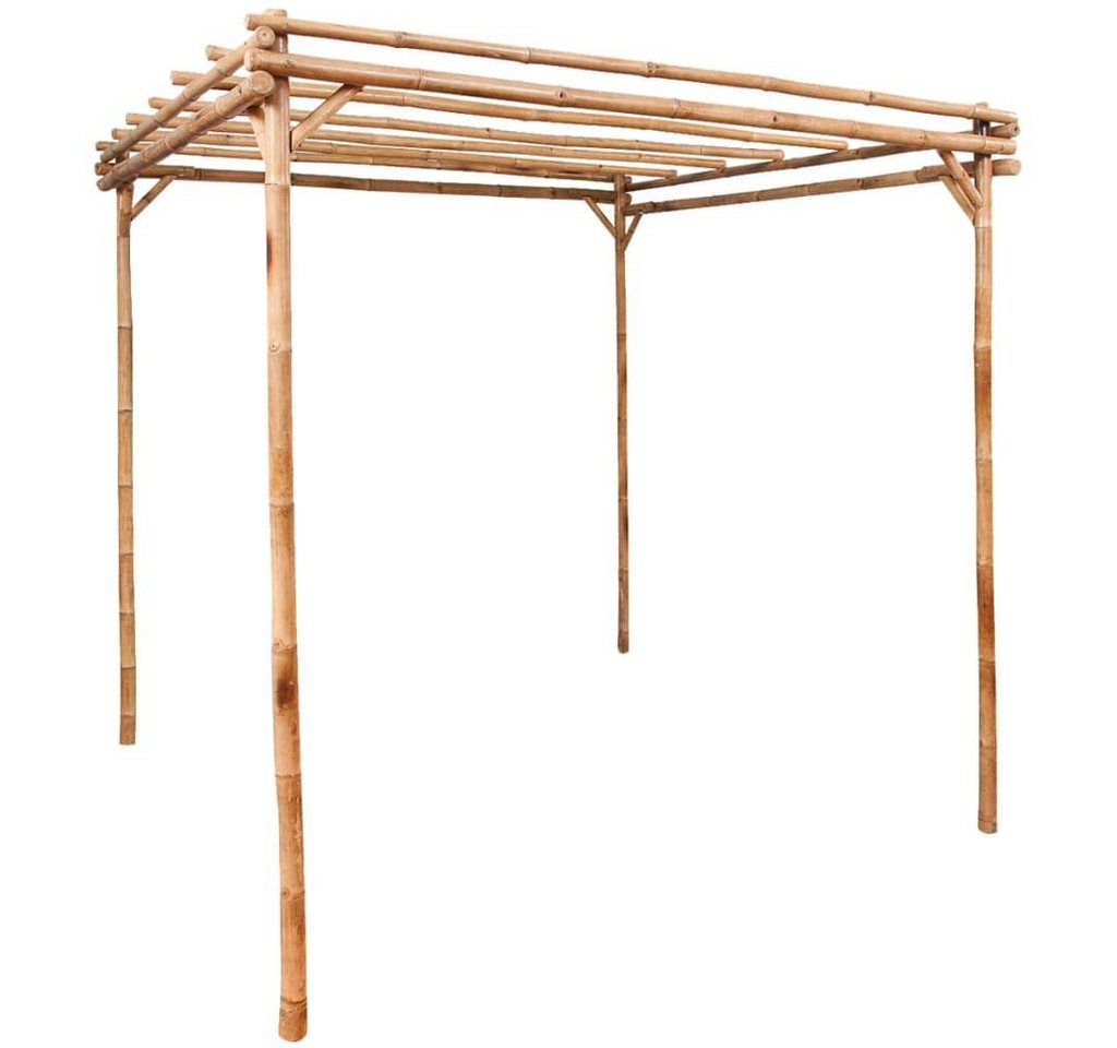 furnicato Rosenbogen Pergola Bambus 170×170×220 cm von furnicato