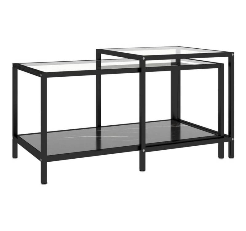 furnicato Satztisch Beistelltische 2 Stk. Hartglas Schwarz (2-St) von furnicato