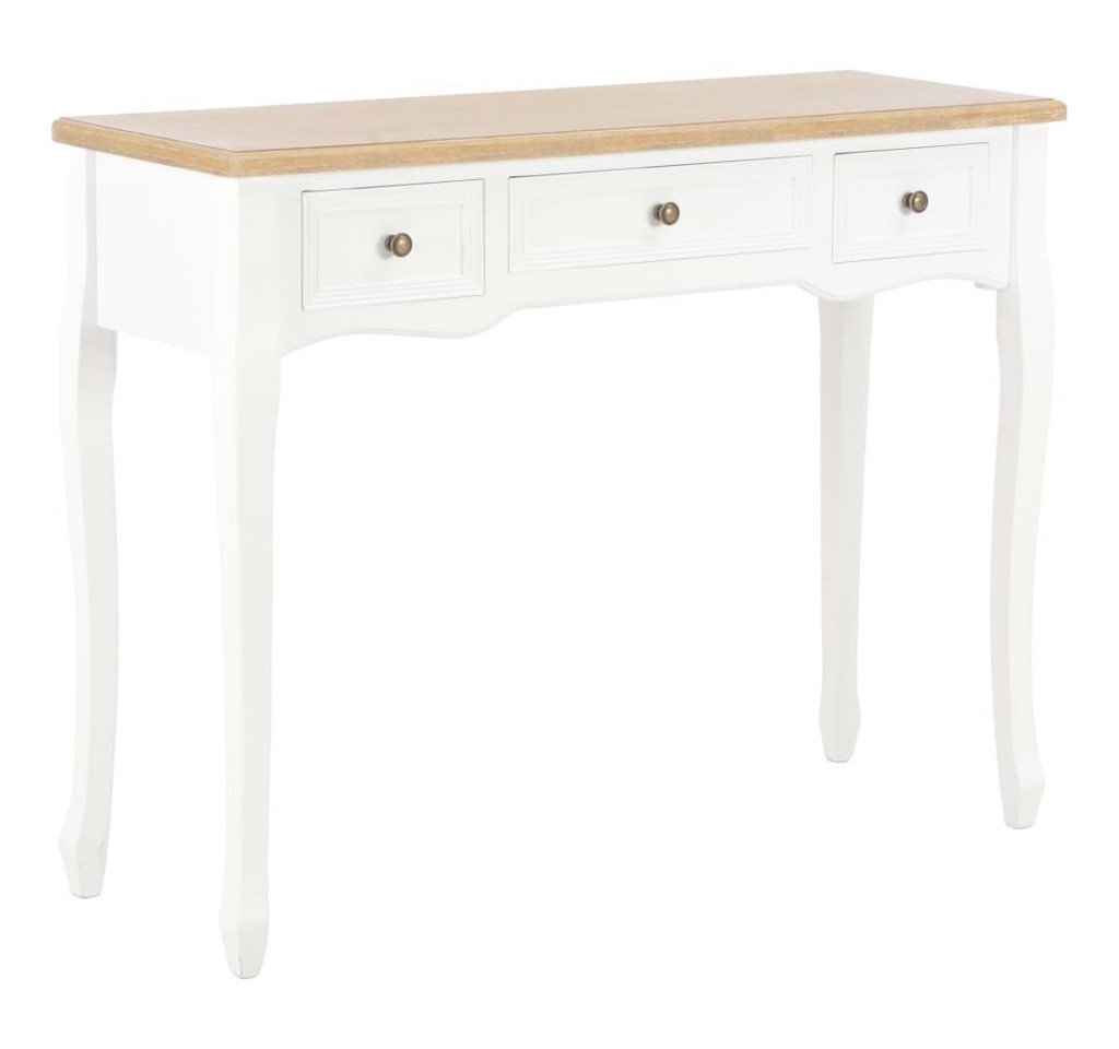 furnicato Schminktisch Frisiertisch Konsolentisch mit 3 Schubladen Weiß (1-St) von furnicato