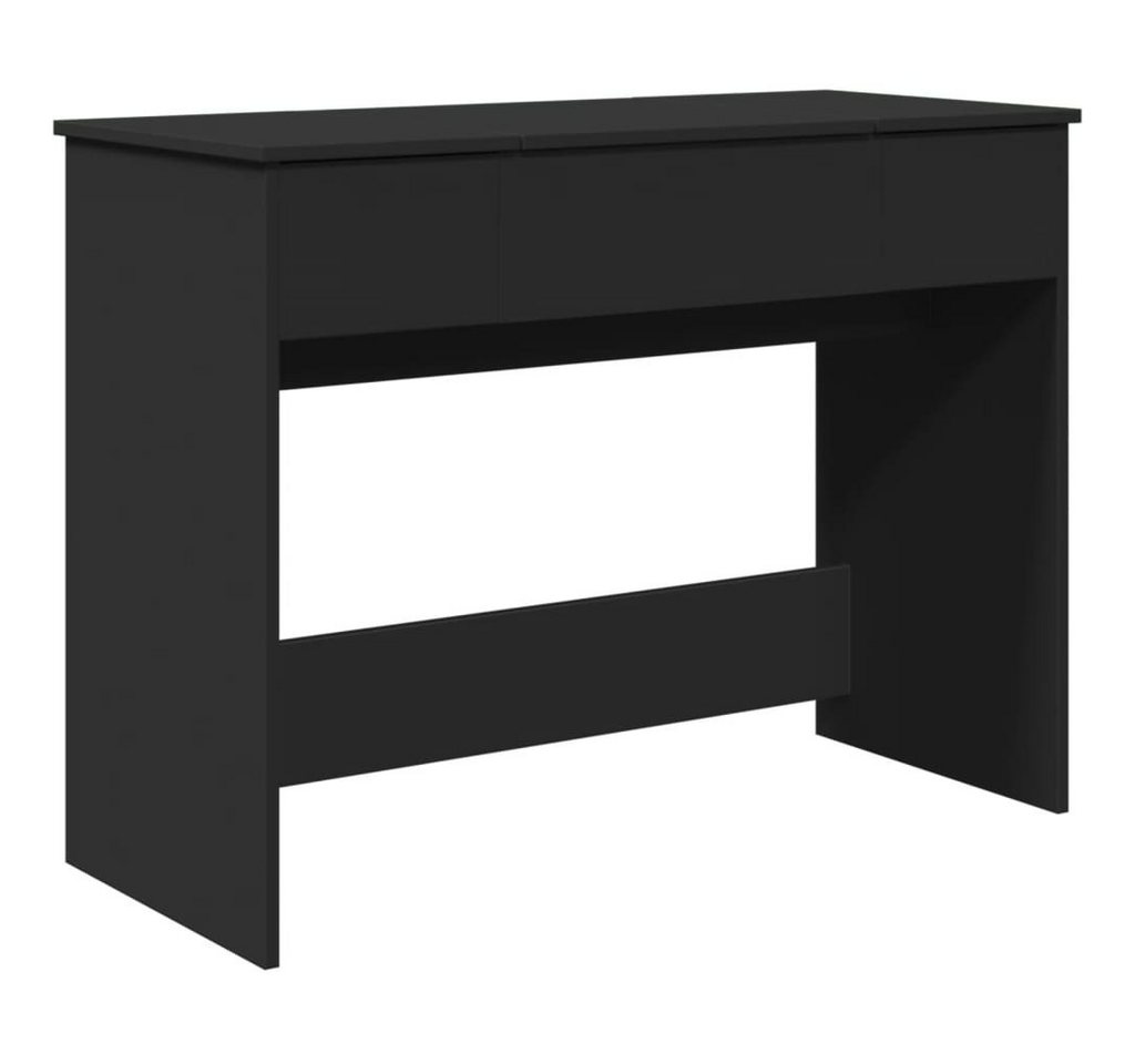 furnicato Schminktisch mit Spiegel Schwarz 100x45x76 cm (1-St) von furnicato