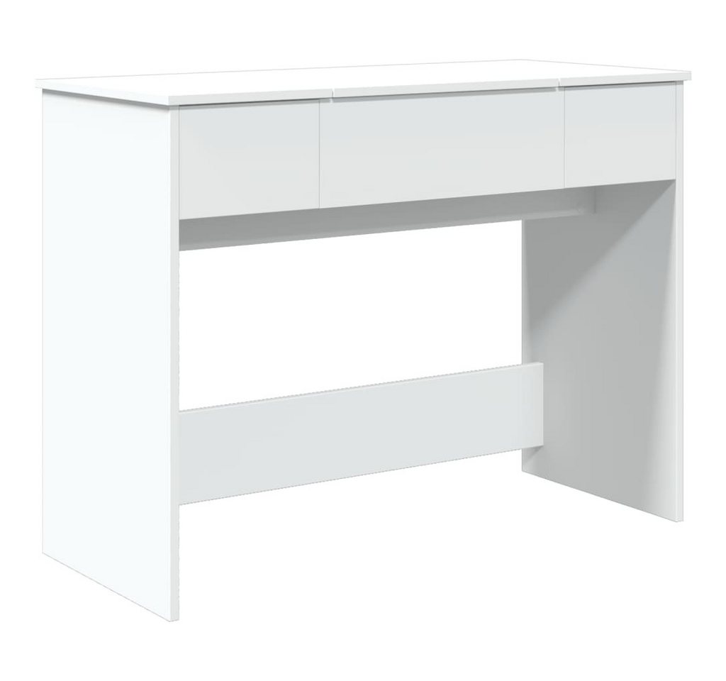 furnicato Schminktisch mit Spiegel Weiß 100x45x76 cm (1-St) von furnicato