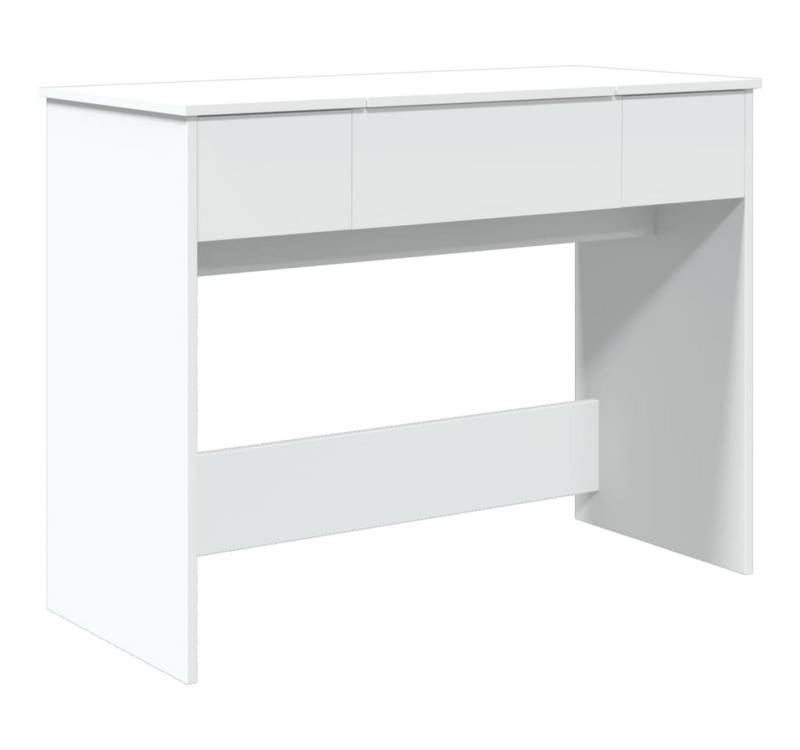 furnicato Schminktisch mit Spiegel Weiß 100x45x76 cm (1-St) von furnicato