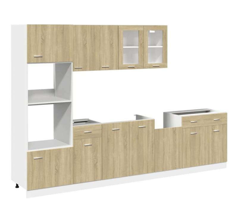 furnicato Schrank-Set 7-tlg. Küchenschrank-Set Lyon Sonoma-Eiche Holzwerkstoff, (1-St) von furnicato