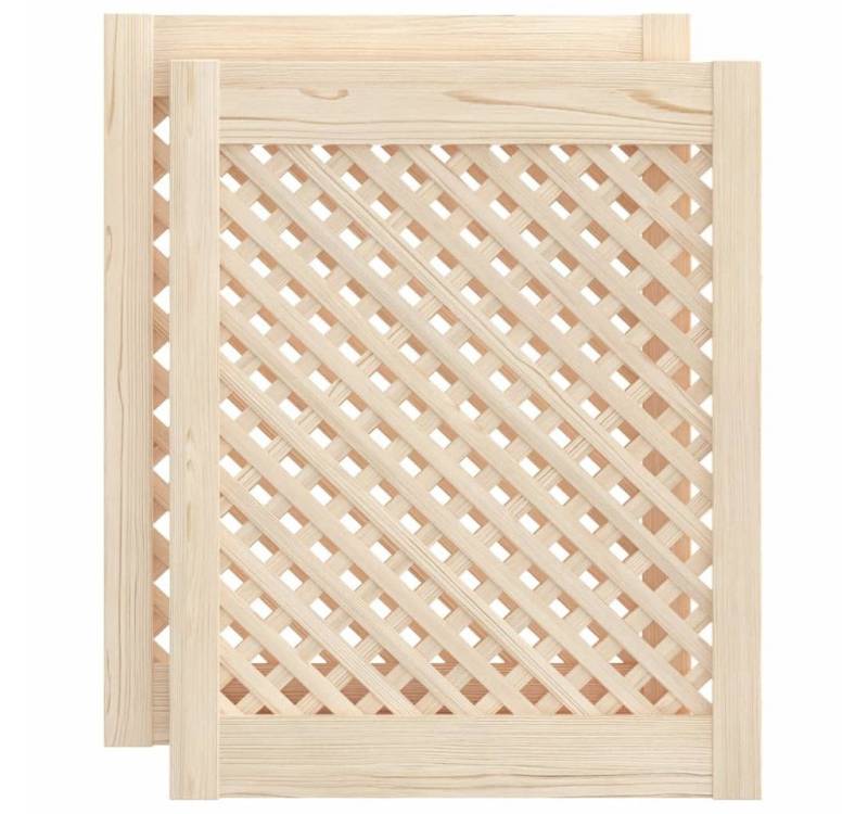 furnicato Schranktür Schranktüren 2 Stk. Gitterdesign 49,5x61,5 cm Massivholz Kiefer furnicato Schranktür Schranktüren 2 Stk. Gitterdesign 49,5x61,5 cm Massivholz Kiefer von furnicato