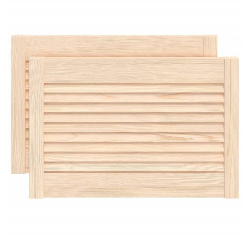furnicato Schranktür Schranktüren Lamellen-Design 2 Stk. 39,5x59,4 cm Massivholz furnicato Schranktür Schranktüren Lamellen-Design 2 Stk. 39,5x59,4 cm Massivholz von furnicato