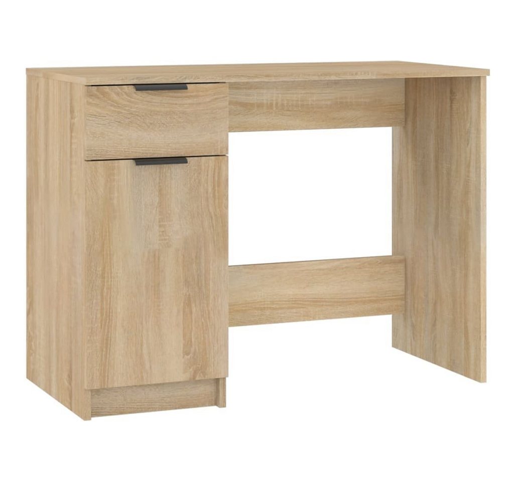 furnicato Schreibtisch Sonoma-Eiche 100x50x75 cm Holzwerkstoff von furnicato