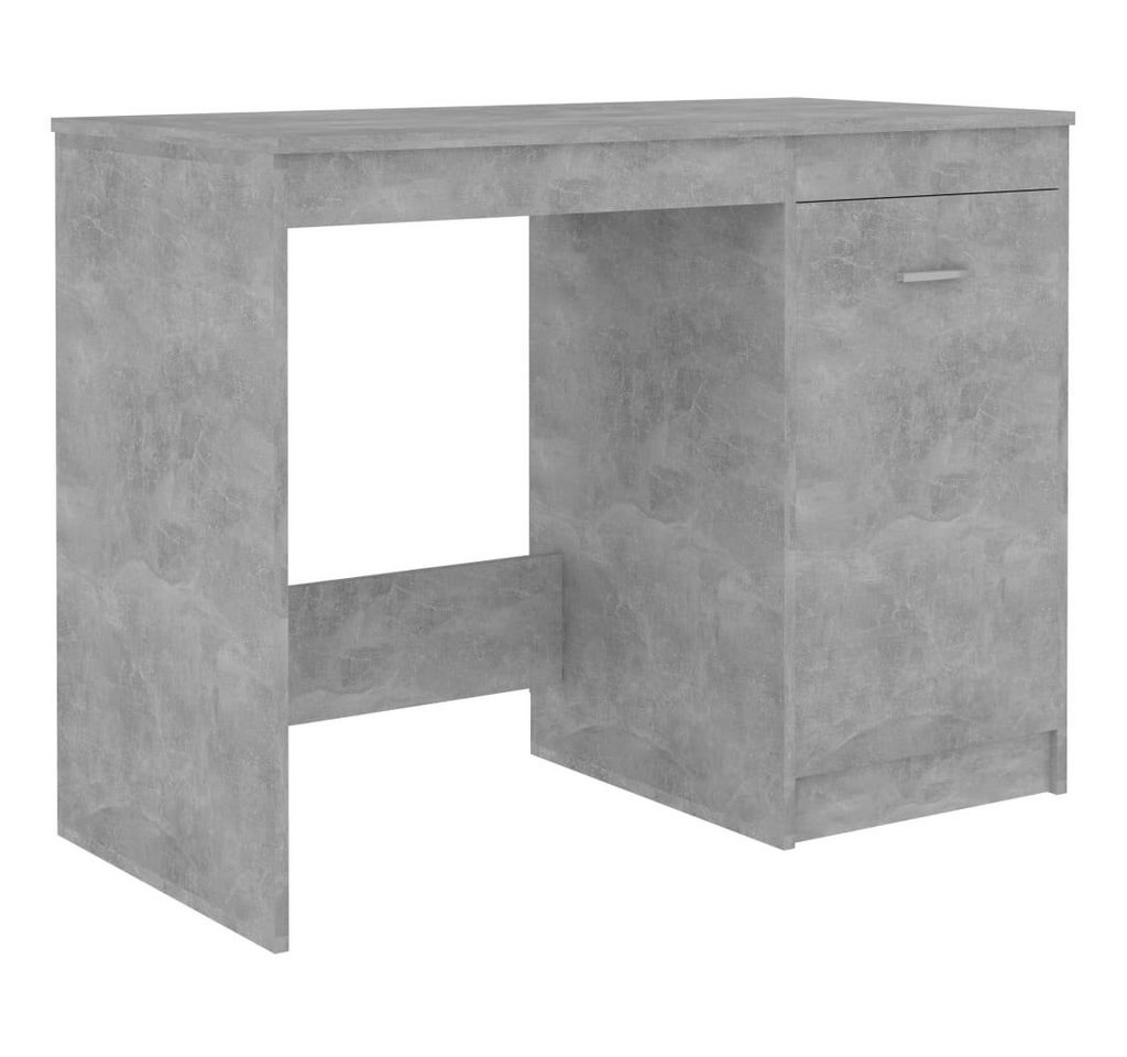 furnicato Schreibtisch Betongrau 100x50x76 cm Holzwerkstoff (1-St) furnicato Schreibtisch Betongrau 100x50x76 cm Holzwerkstoff (1-St) von furnicato