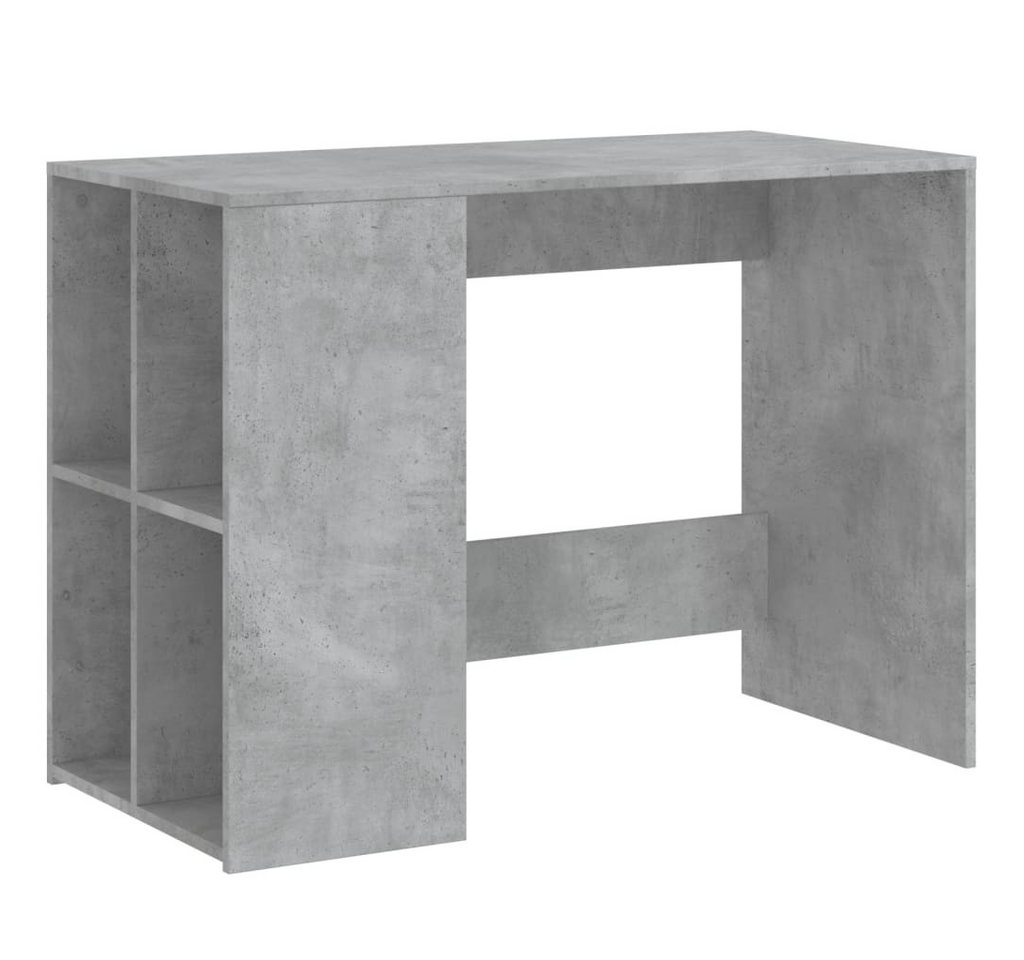 furnicato Schreibtisch Betongrau 102x50x75 cm Holzwerkstoff (1-St) von furnicato