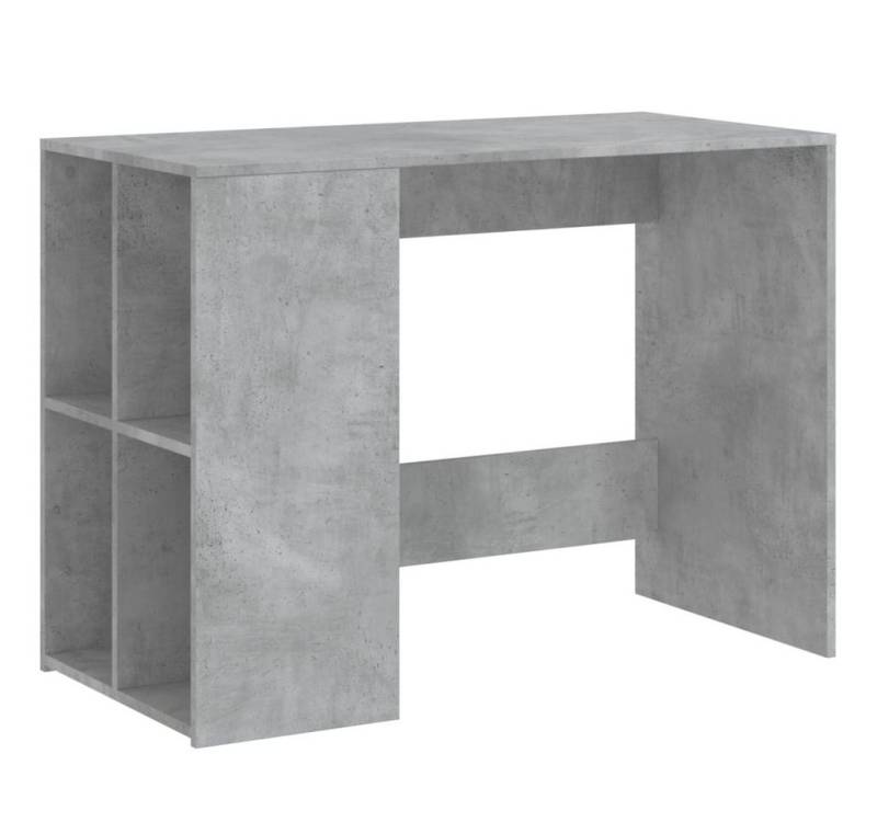 furnicato Schreibtisch Betongrau 102x50x75 cm Holzwerkstoff (1-St) von furnicato