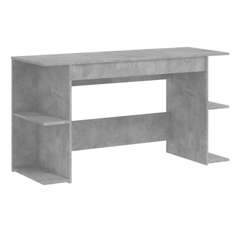 furnicato Schreibtisch Betongrau 140x50x75 cm Holzwerkstoff (1-St) von furnicato