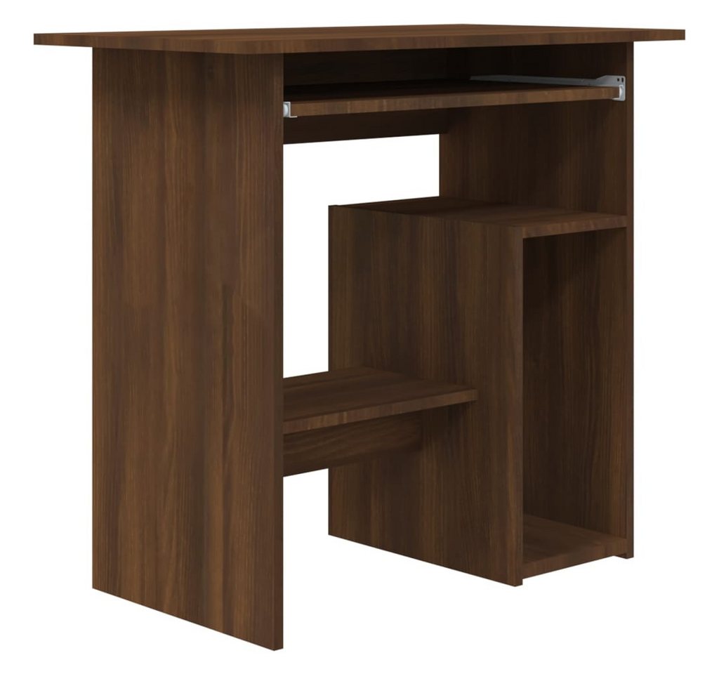 furnicato Schreibtisch Braun Eichen-Optik 80x45x74 cm Holzwerkstoff (1-St) von furnicato