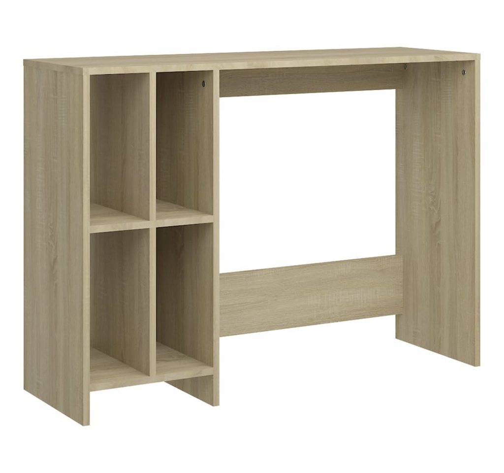 furnicato Schreibtisch Computertisch Sonoma-Eiche 102,5x35x75 cm Holzwerkstoff von furnicato