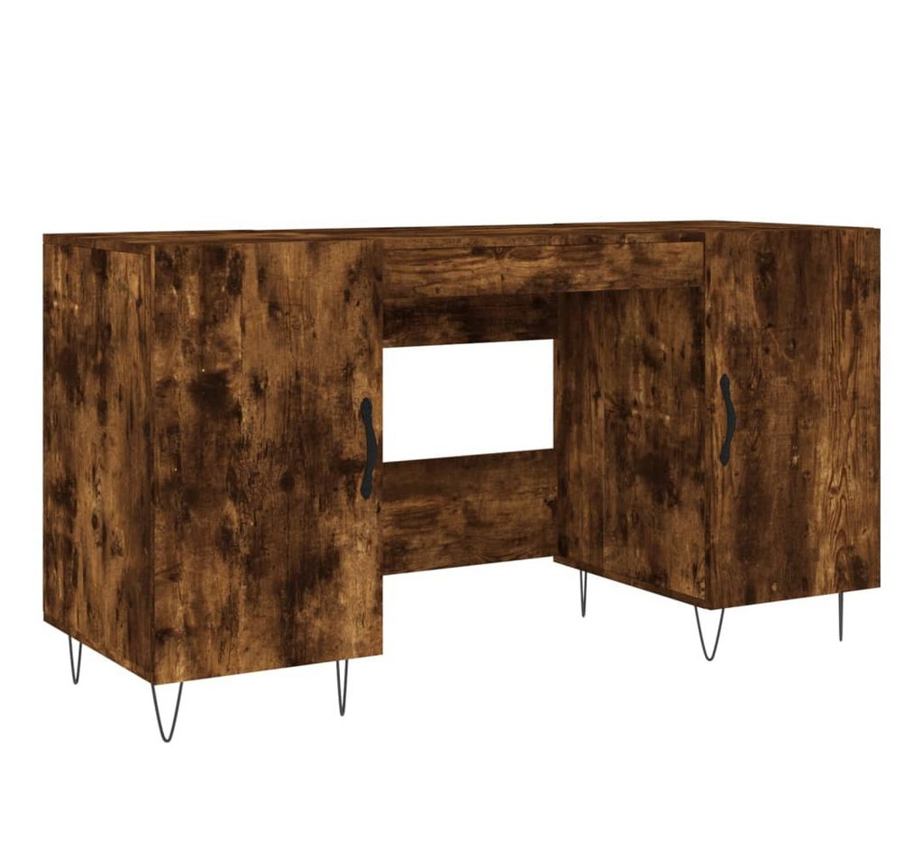 furnicato Schreibtisch Räuchereiche 140x50x75 cm Holzwerkstoff von furnicato