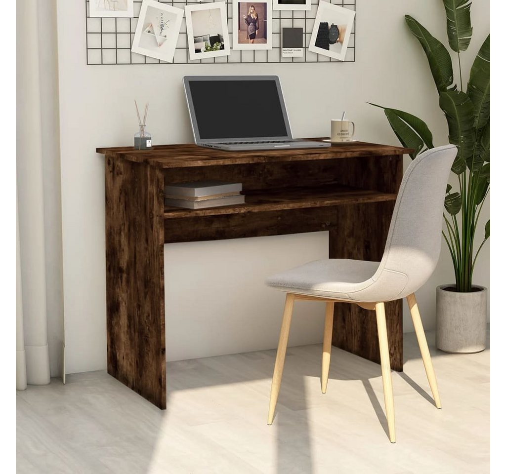 furnicato Schreibtisch Räuchereiche 90x50x74 cm Holzwerkstoff von furnicato